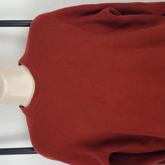 Vintage The Scotch House maroon  cashmere sweater women size M? - Picture 2 of 7